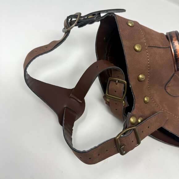 Beyond Masquerade Plague Dr. Mask Bird Face Steam Punk Cosplay Leather Costume - Picture 5 of 7